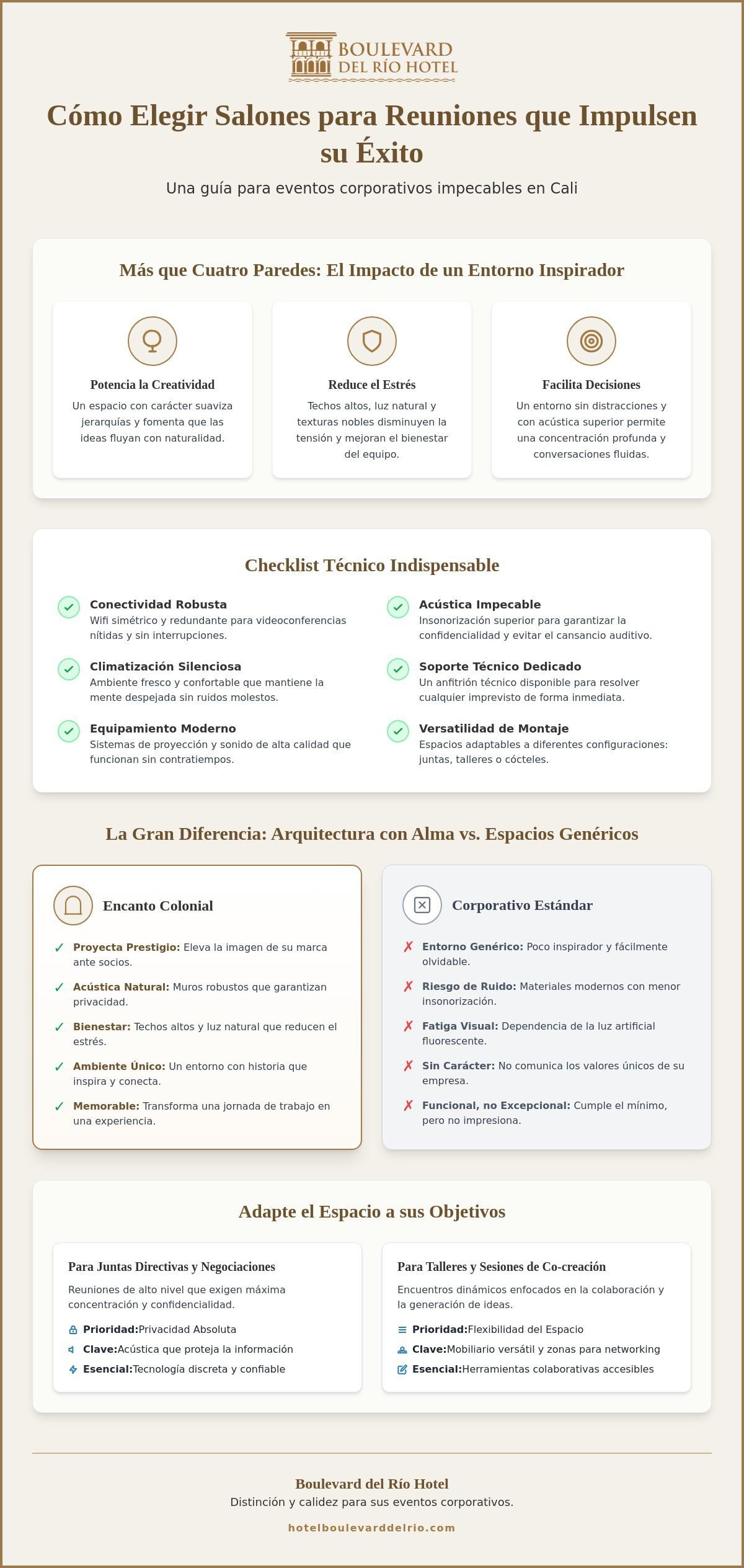Salones para reuniones en Cali: Guía completa para eventos corporativos exitosos
